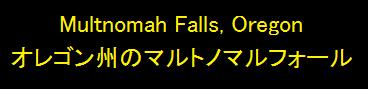 We went to Multnomah Falls.